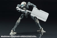 Kotobukiya MW41 Ballistic Shield held across a demonstration model in an action pose; figure not included