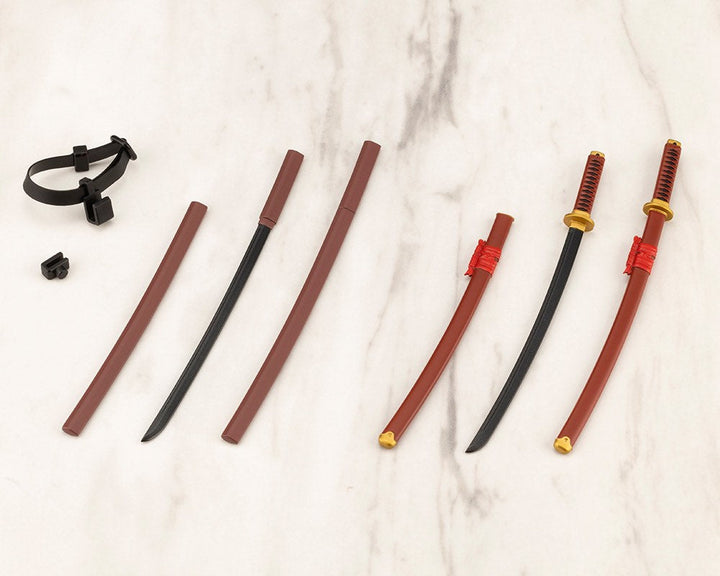Kotobukiya MW56, full Blacksword accessory set with two sword styles and belt