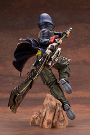Kotobukiya PP907, rear view of figure and rocky base