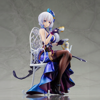 Kotobukiya PV156 Illustrious Endless Tea Party, front view seated on the white garden chair