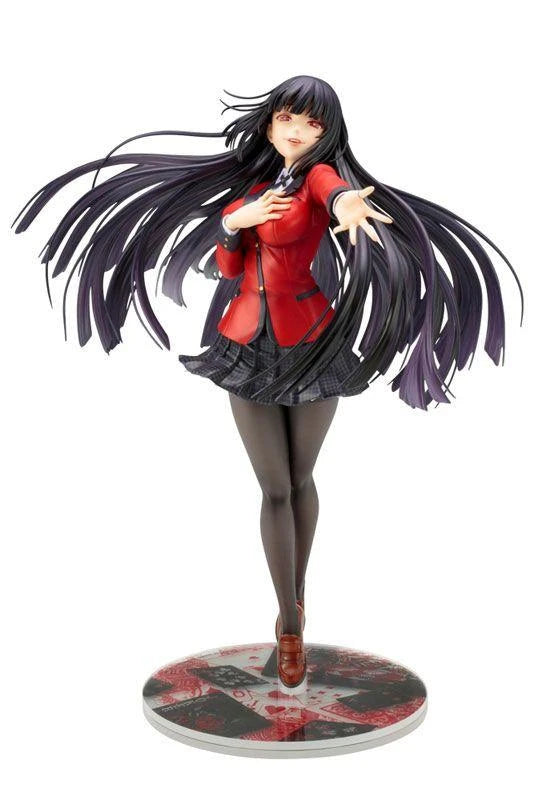 Kotobukiya PV289, full view of Yumeko and patterned display base