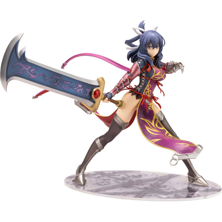 Kotobukiya PV412 Rixia Mao, full figure with giant sword and base