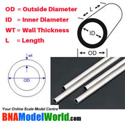 KS Metals 5074 Large Round Aluminum Tubes Set - product image
