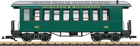 LGB 36821 Durango & Silverton dark green passenger car No.311