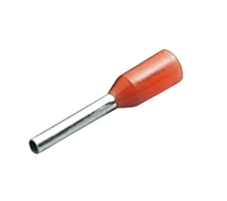 One LGB 50131 wire end protector showing its metal sleeve and insulated collar; the pack contains 50.