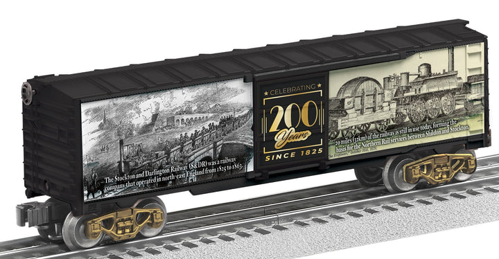 Lionel 2538050 Stockton & Darlington 200th Anniversary O gauge boxcar