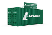 "VS" LA FARGE 20' Std. height container with Magnetic system, Corrugated-side. JTC-205437 (205437) exact product view 5