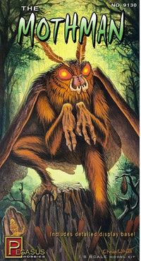 Pegasus Hobbies 9130 The Mothman 1:8 kit packaging design
