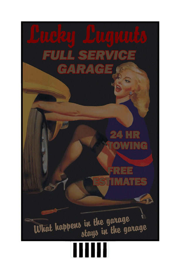 Miller Engineering Lucky Lugnuts Billboard (HO/O) — exact product reference