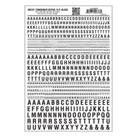 Condensed Gothic R.R. Black - SceneARama — exact Woodland Scenics product image