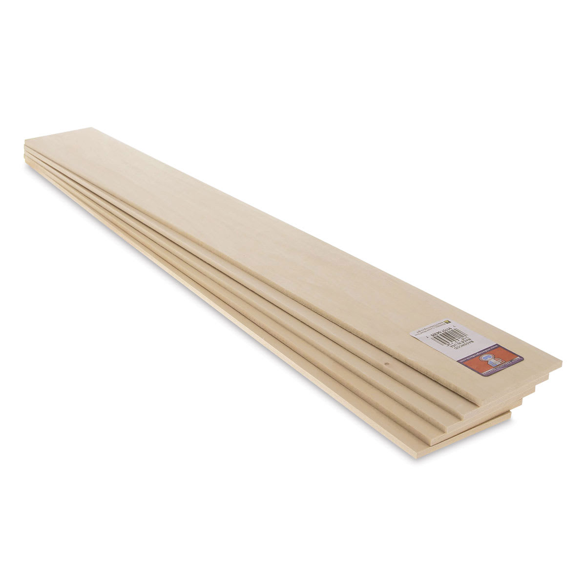 Midwest Products 4305 basswood sheets, 3/16 x 3 x 24 inches, 5 sheets
