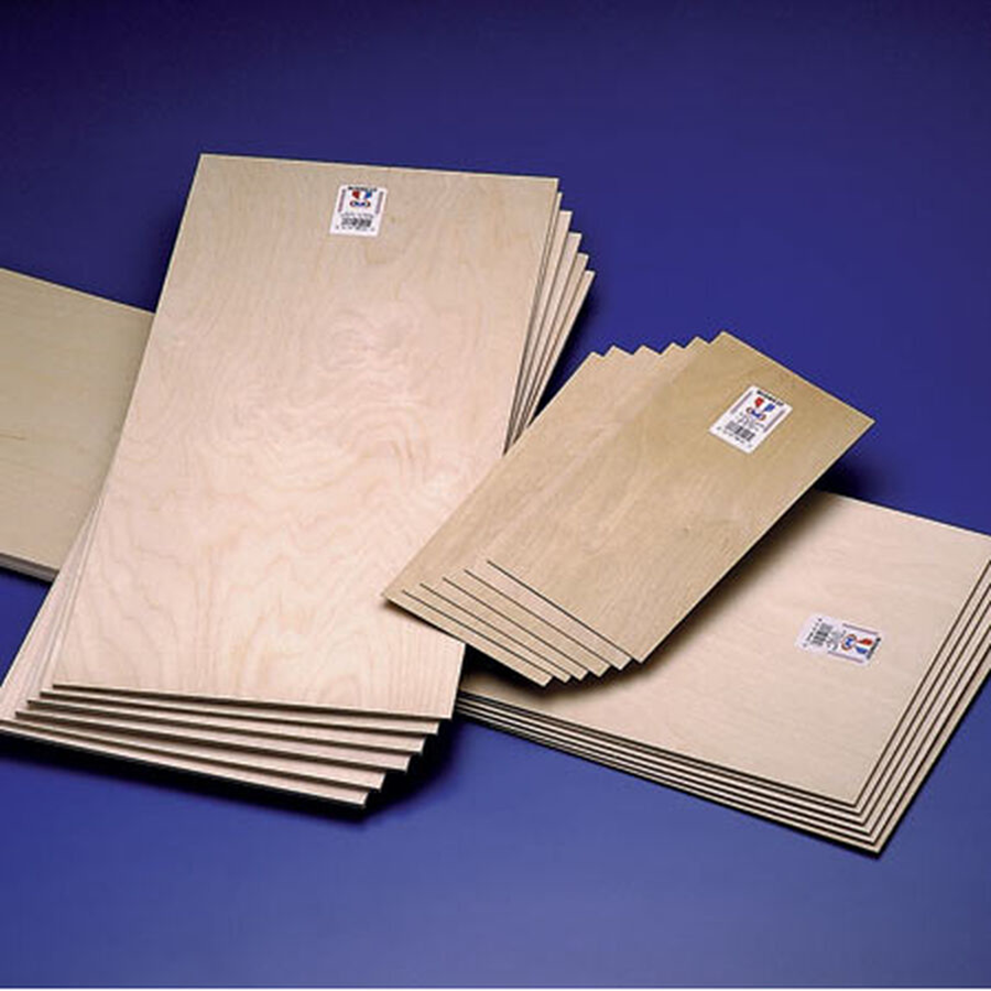 Midwest Products MID5121 birch plywood, 1/32 x 6 x 12 inches