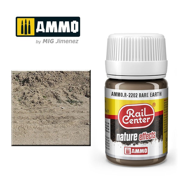 AMMO by Mig Jimenez R-2202 Bare Earth 35 mL Rail Center weathering effect