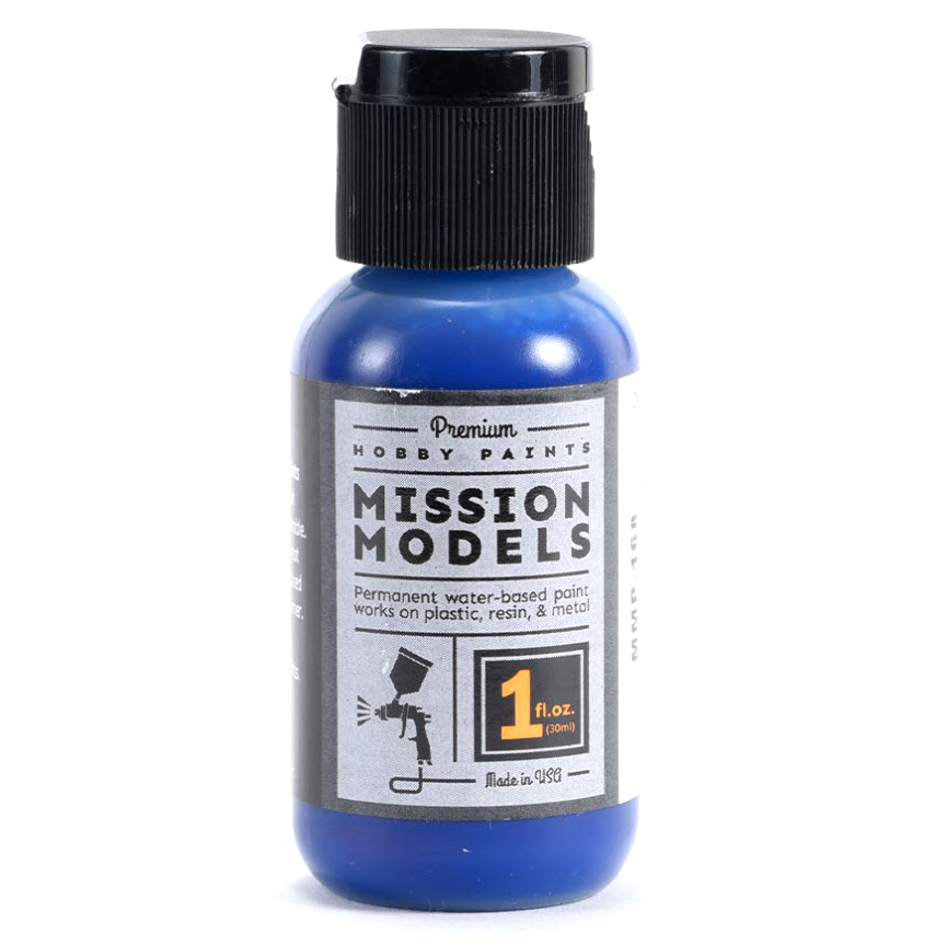 Mission Models MMP-168 Transparent Blue Acrylic Paint – 1 fl oz– product image