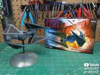MPC Star Wars TIE Interceptor completed model reference