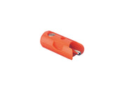 One orange Märklin 71414 male plug with screw terminal; the package contains ten.