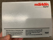 Exact Märklin 7687 digital retrofit kit retail package, labeled for the 7286 turntable.