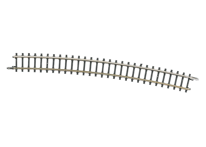 Märklin 8591 shallow curved Z scale track section with a 13-degree arc.