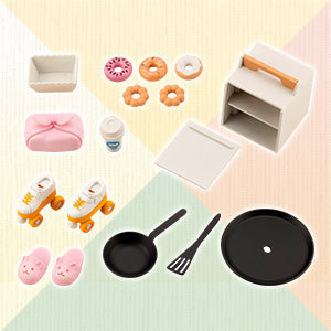 Kotobukiya MV012 assembled food delivery accessory examples; character model sold separately