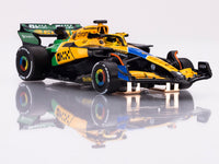 AFX McLaren F1 MCL38 #4 Senna Monaco 2024 HO Slot Car — official product view 3