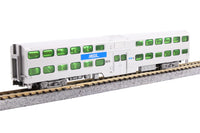 N MP36PH Chicago METRA Gallery Bi-Level Commuter Train 4-Car Set (106-8701) exact product view 3