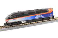 N MP36PH Chicago METRA Gallery Bi-Level Commuter Train 4-Car Set (106-8701) exact product view 2