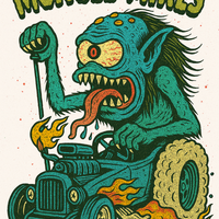 Muncle Mikes Hot Rod and Rat Rod Shirt Mayhem! Monster Rods! (002)