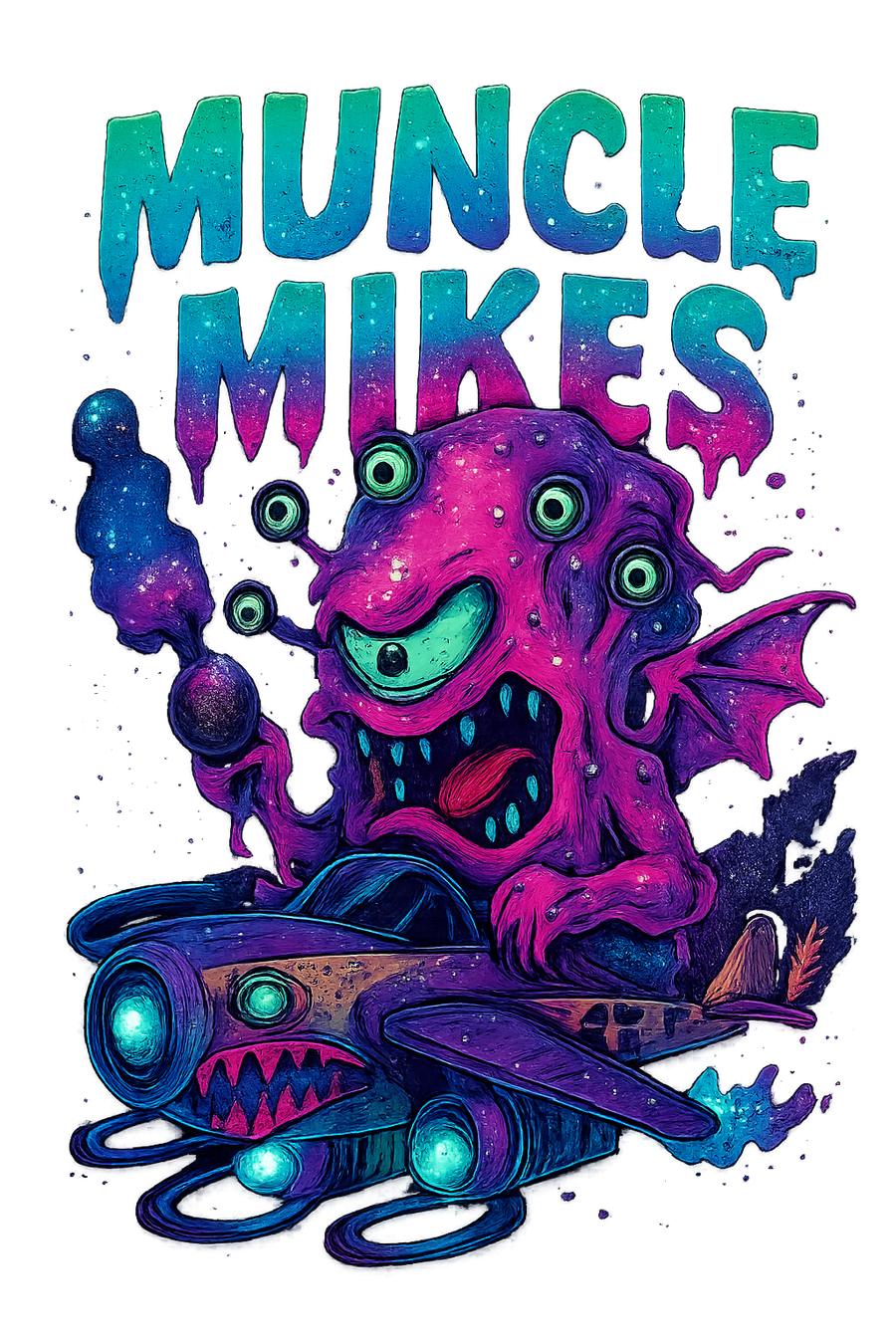 Muncle Mikes Hot Rod and Rat Rod Shirt Mayhem! Monster Rods! (005)