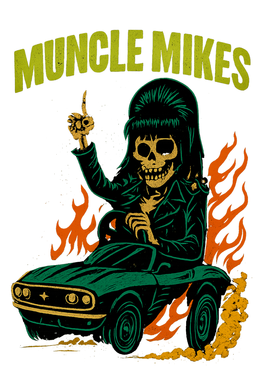 Muncle Mikes Hot Rod and Rat Rod Shirt Mayhem! Monster Rods! (012)