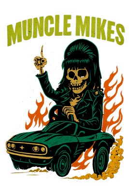 Muncle Mikes Hot Rod and Rat Rod Shirt Mayhem! Monster Rods! (012)