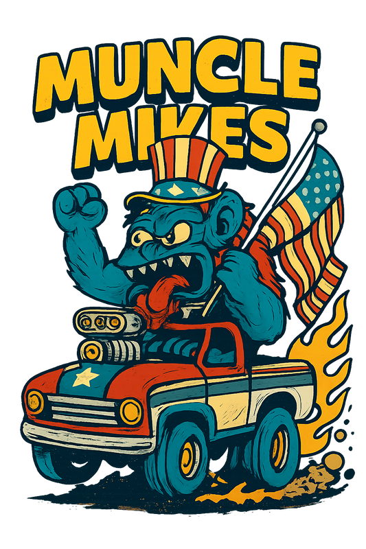 Muncle Mikes Hot Rod and Rat Rod Shirt Mayhem! Monster Rods! (026)