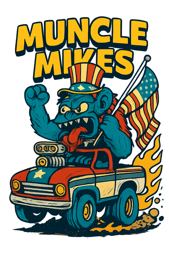Muncle Mikes Hot Rod and Rat Rod Shirt Mayhem! Monster Rods! (026)