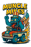 Muncle Mikes Hot Rod and Rat Rod Shirt Mayhem! Monster Rods! (026)