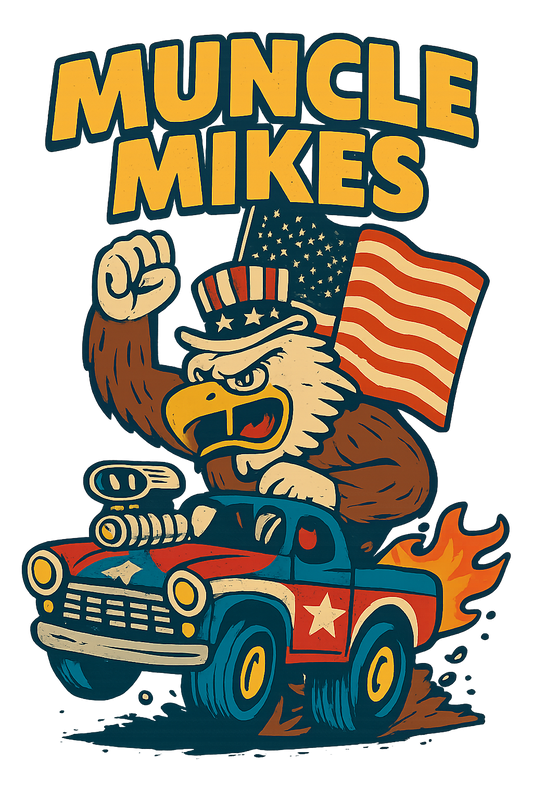 Muncle Mikes Hot Rod and Rat Rod Shirt Mayhem! Monster Rods! (027)