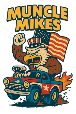 Muncle Mikes Hot Rod and Rat Rod Shirt Mayhem! Monster Rods! (027)