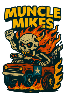 Muncle Mikes Hot Rod and Rat Rod Shirt Mayhem! Monster Rods! (028)
