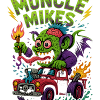 Muncle Mikes Hot Rod and Rat Rod Shirt Mayhem! Monster Rods! (030)