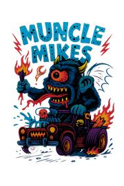 Muncle Mikes Hot Rod and Rat Rod Shirt Mayhem! Monster Rods! (032)