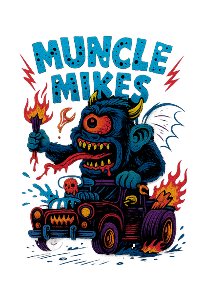 Muncle Mikes Hot Rod and Rat Rod Shirt Mayhem! Monster Rods! (032)