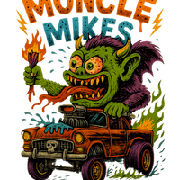 Muncle Mikes Hot Rod and Rat Rod Shirt Mayhem! Monster Rods! (033)