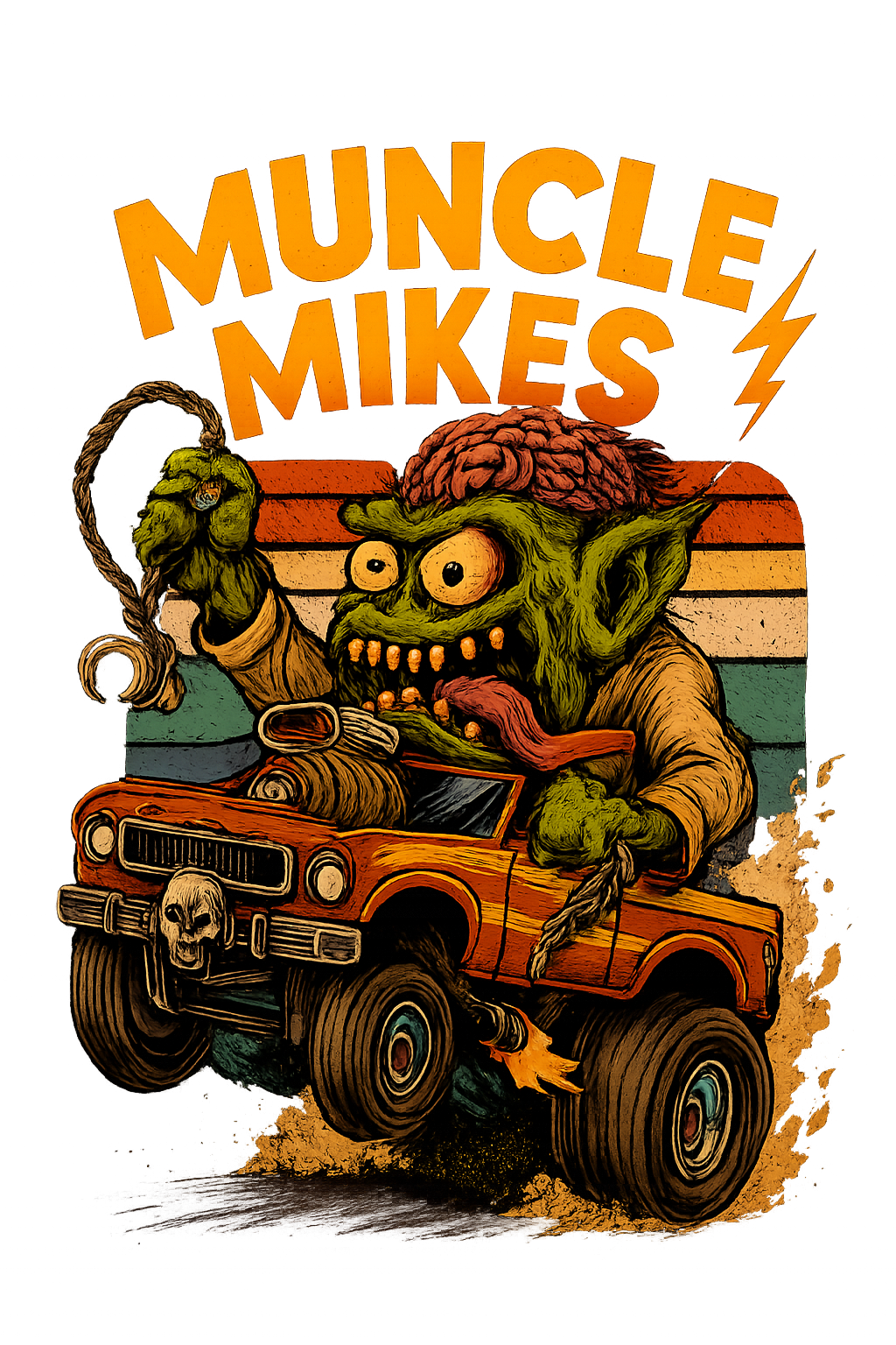 Muncle Mikes Hot Rod and Rat Rod Shirt Mayhem! Monster Rods! (034)