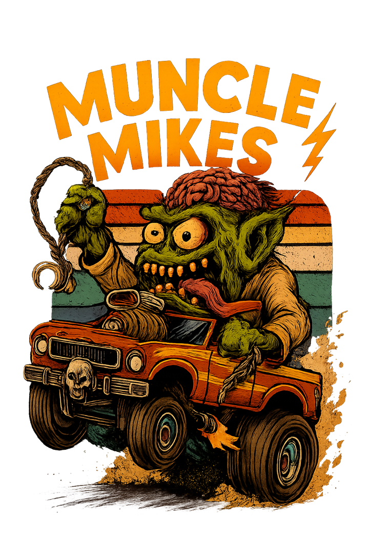 Muncle Mikes Hot Rod and Rat Rod Shirt Mayhem! Monster Rods! (034)