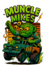 Muncle Mikes Hot Rod and Rat Rod Shirt Mayhem! Monster Rods! (035)