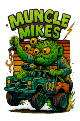 Muncle Mikes Hot Rod and Rat Rod Shirt Mayhem! Monster Rods! (035)