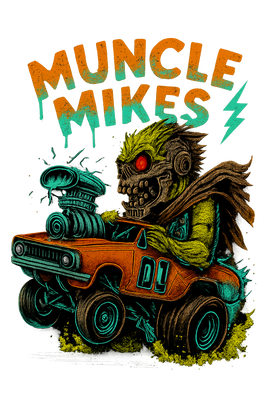 Muncle Mikes Hot Rod and Rat Rod Shirt Mayhem! Monster Rods! (036)