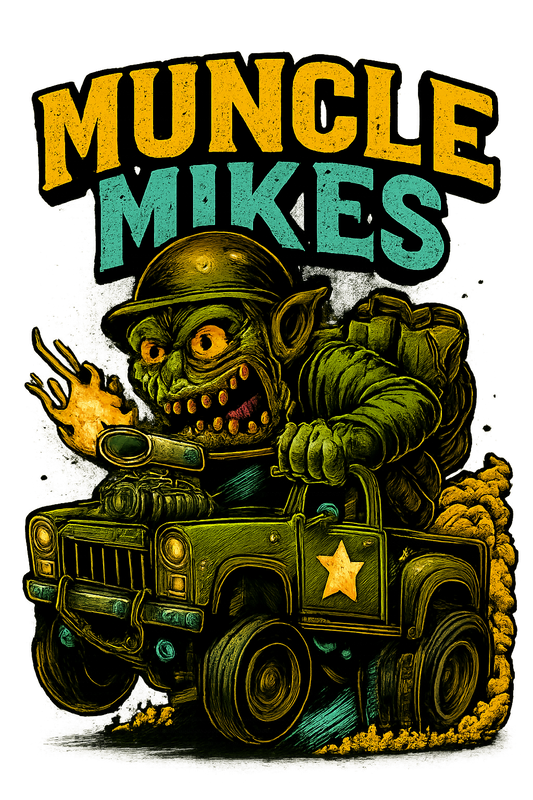 Muncle Mikes Hot Rod and Rat Rod Shirt Mayhem! Monster Rods! (040)