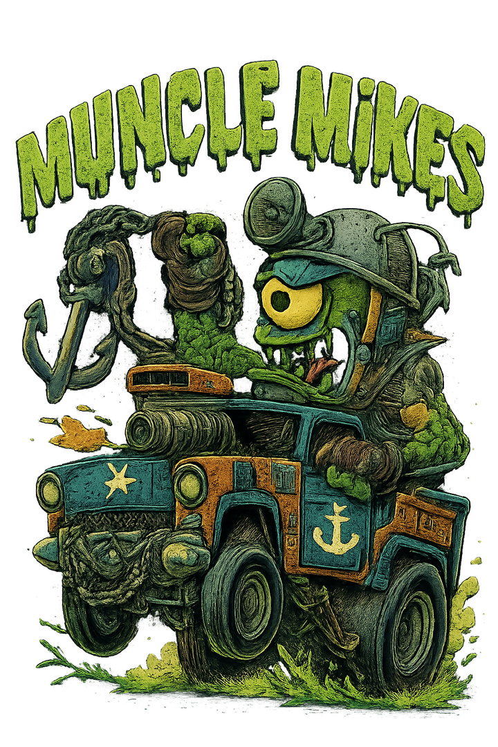 Muncle Mikes Hot Rod and Rat Rod Shirt Mayhem! Monster Rods! (042)