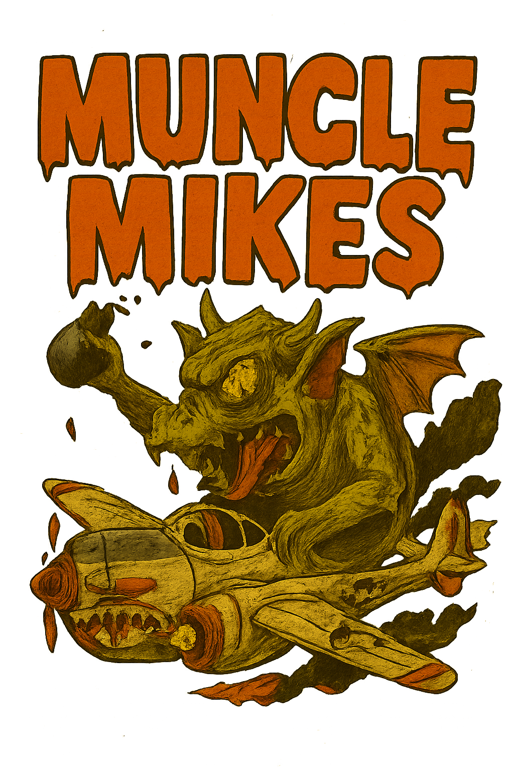 Muncle Mikes Hot Rod and Rat Rod Shirt Mayhem! Monster Rods! (002)