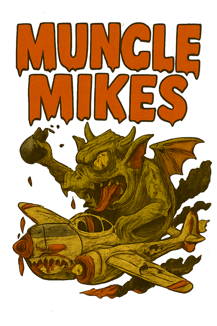 Muncle Mikes Hot Rod and Rat Rod Shirt Mayhem! Monster Rods! (002)
