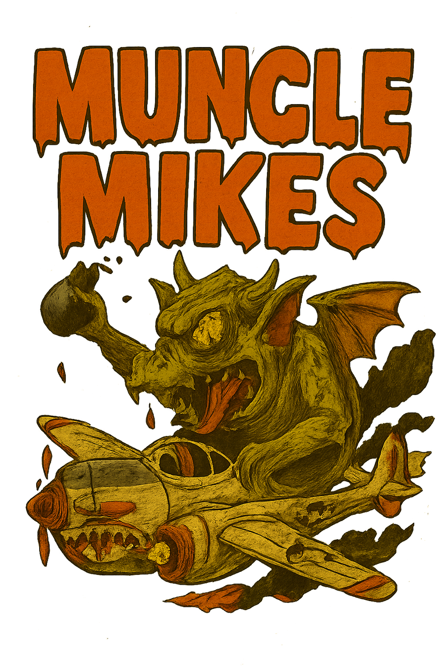 Muncle Mikes Hot Rod and Rat Rod Shirt Mayhem! Monster Rods! (002)